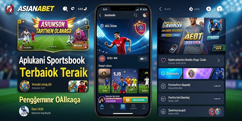 Tampilan gameplay ASIANABET dengan fitur taruhan olahraga.