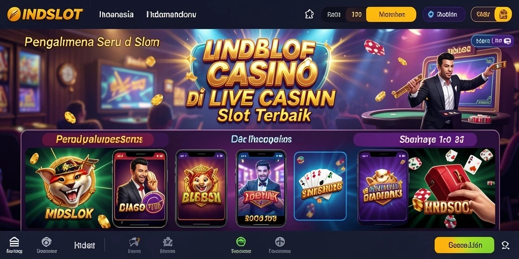 Tampilan gameplay Live Casino yang menarik dan interaktif.