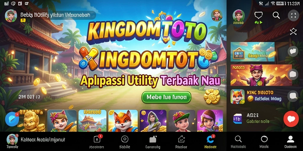 Tampilan utama KINGDOMTOTO dengan fitur manajemen tugas yang efektif.