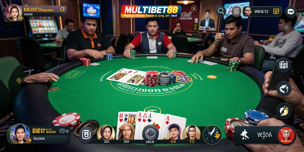 Gameplay seru dan mendebarkan di MULTIBET88 Poker.