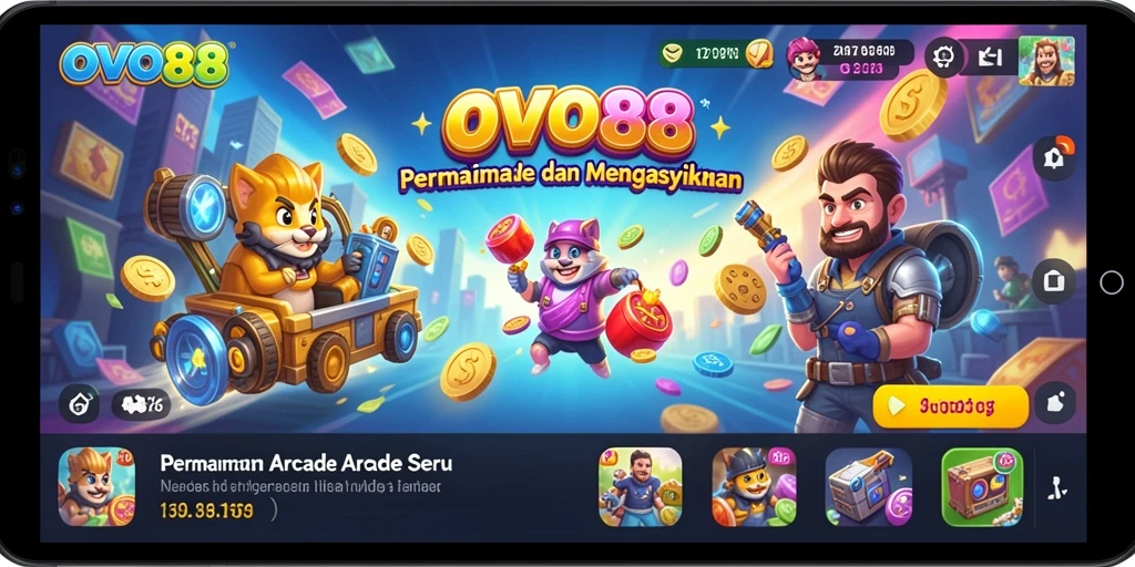 Tampilan gameplay OVO88 yang penuh aksi dan seru