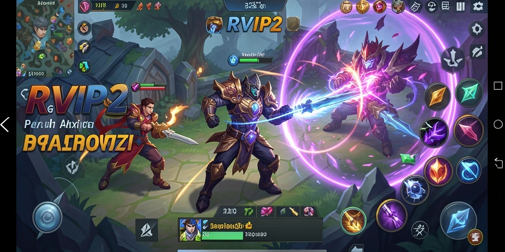 Tampilan gameplay seru dalam RVIP2, penuh aksi dan strategi.