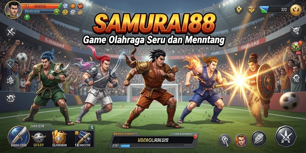 Tampilan gameplay seru dan interaktif dalam SAMURAI88.