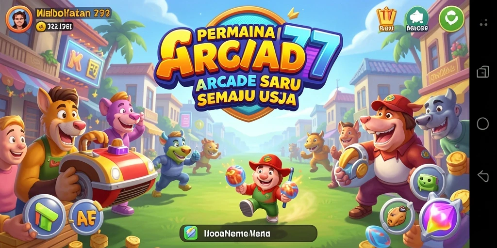 Tampilan gameplay SOBAT777 yang seru dan penuh warna.