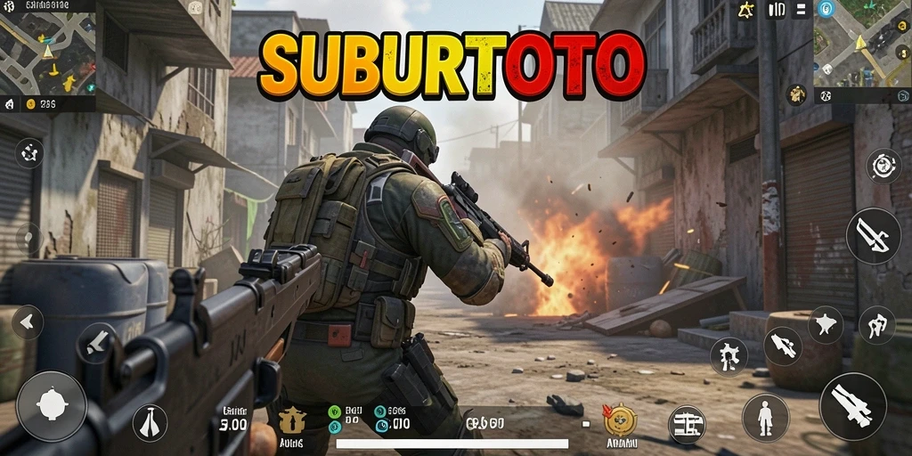 Tampilan gameplay SUBURTOTO yang menegangkan dengan aksi seru.