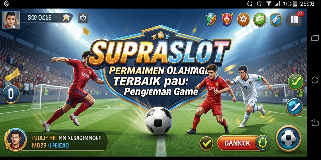 Tampilan menarik dari gameplay SUPRASLOT yang menampilkan dinamika olahraga.